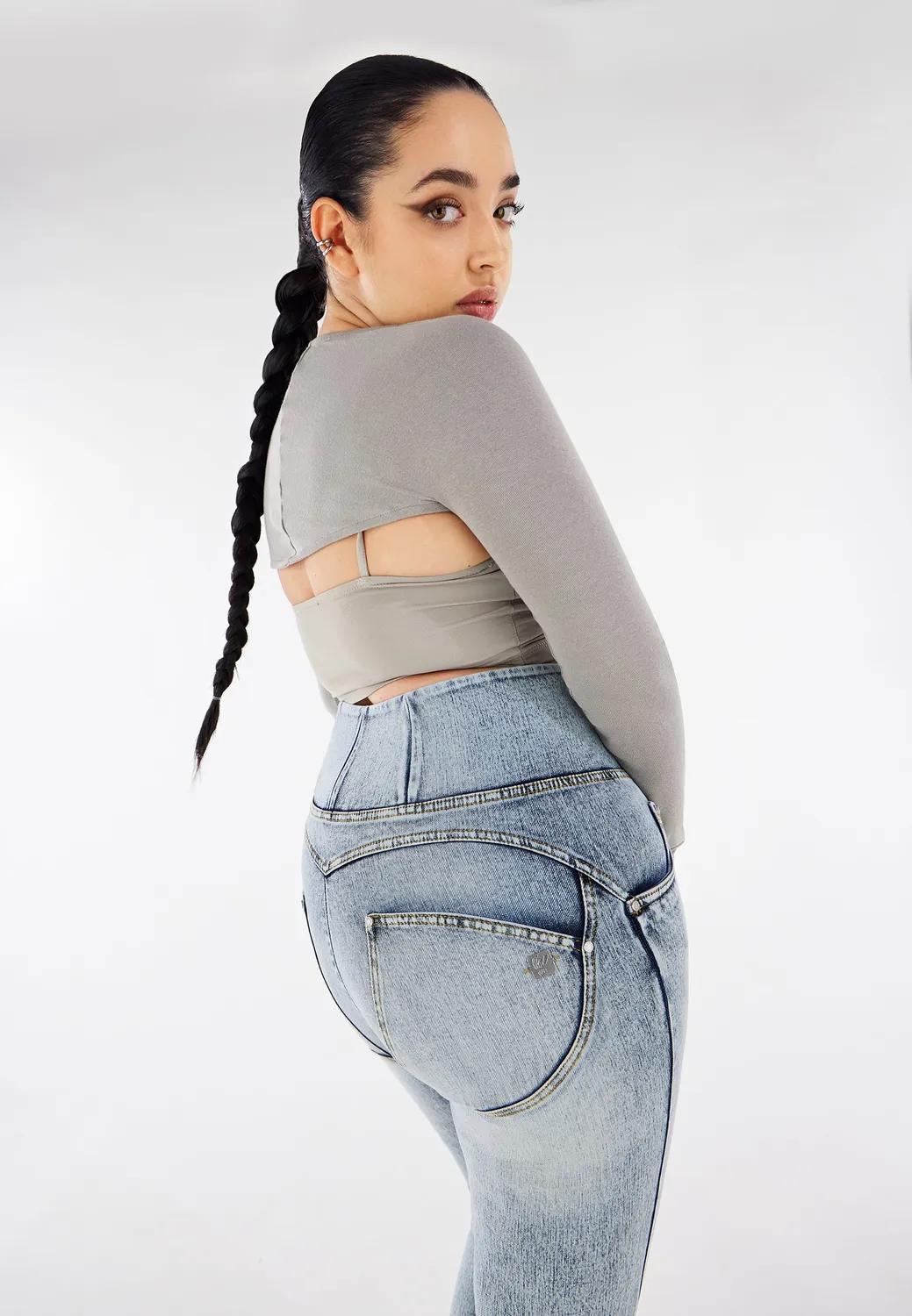 Freddy WR.UP Jeans Curvy Marble Ripped Push-Up J19Y