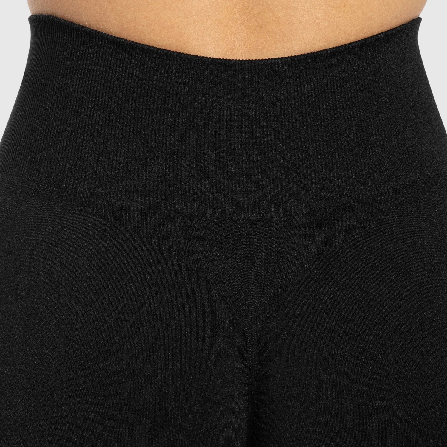Smilodox Edina Scrunch Shorts Schwarz Damen Seamless