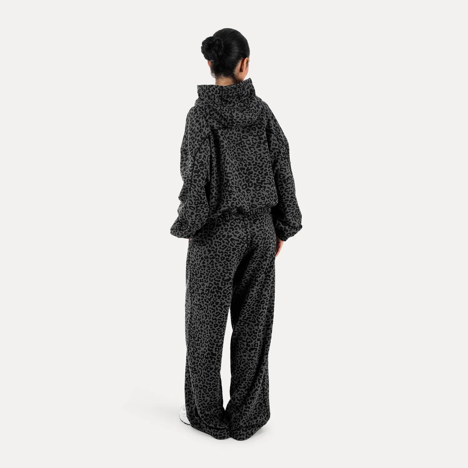 Smilodox Sorea Siara Hoodie Schwarz Leo Relaxed