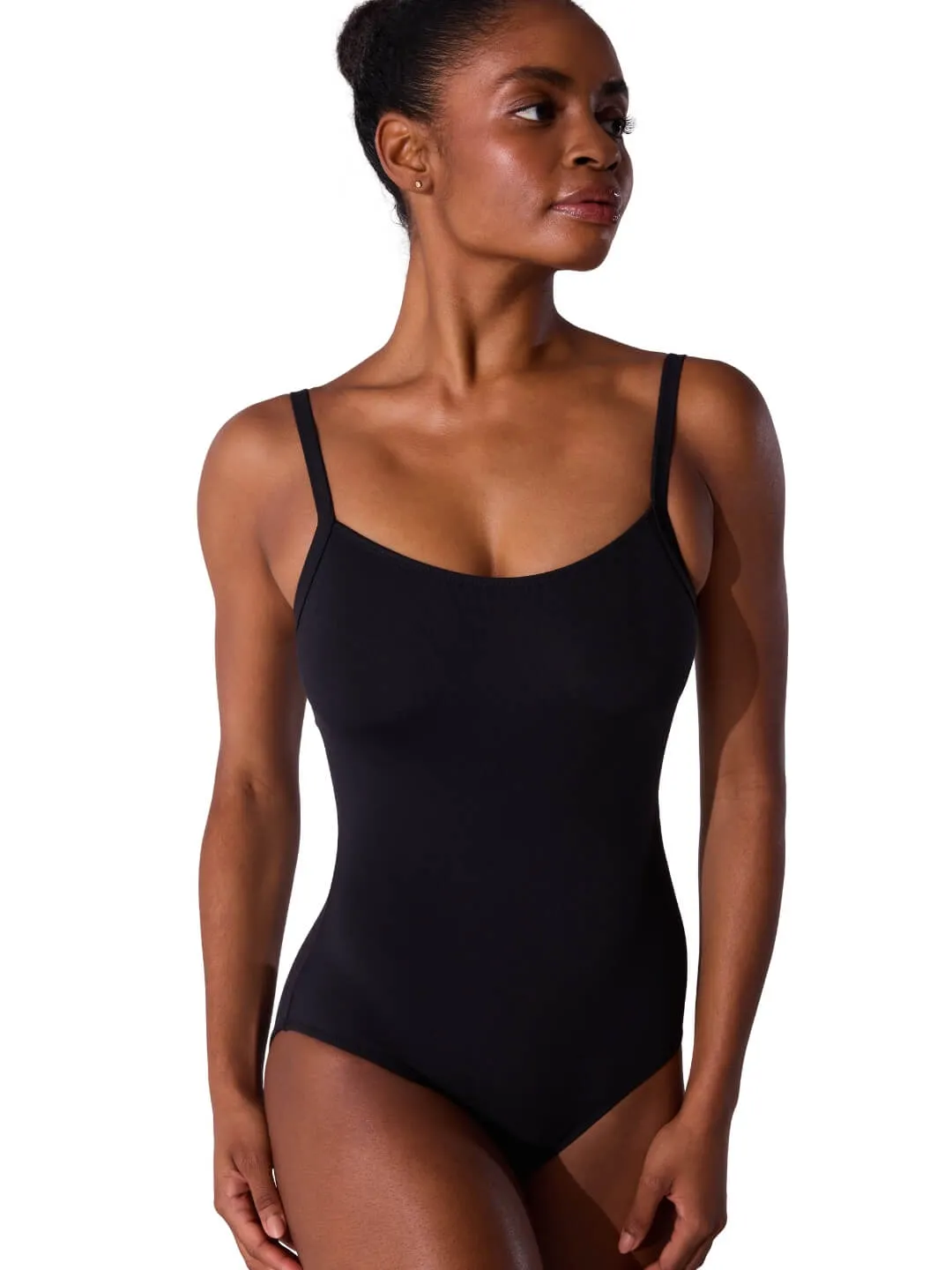 Capezio Soft Elegance EL102W Ballett-Trikot Schwarz mit BH