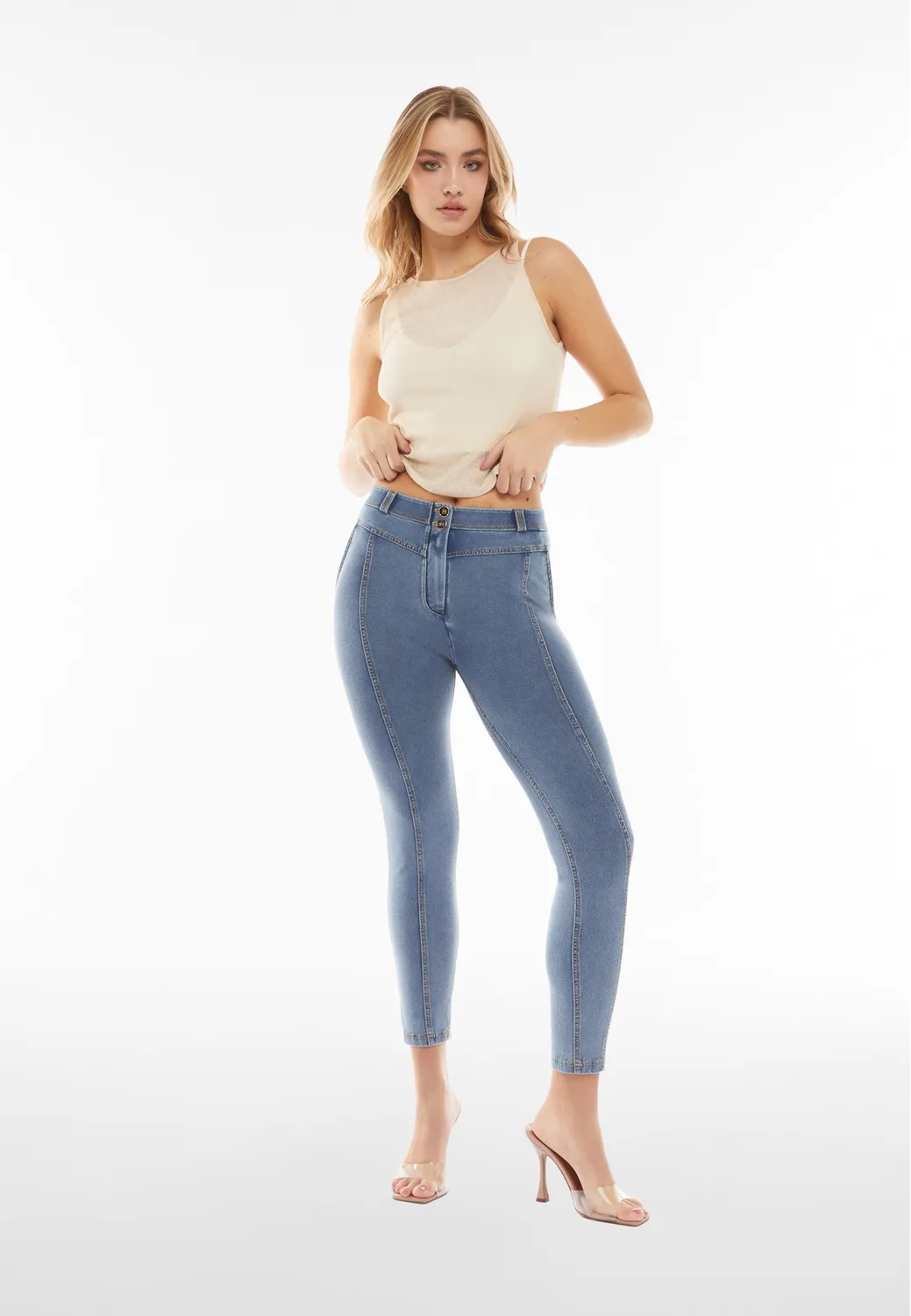 Freddy WR.UP Vita Alta Jeggings schwarz Push-up
