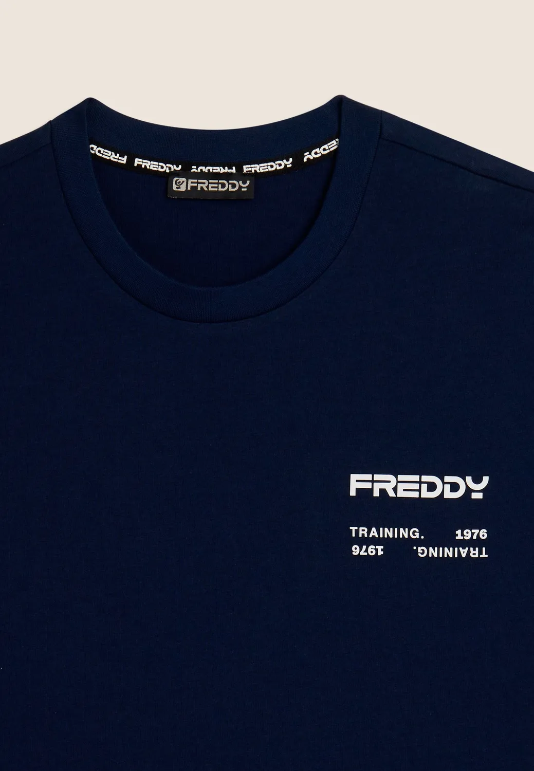 Freddy Logo T-Shirt Herren Pageant Blue Baumwolle
