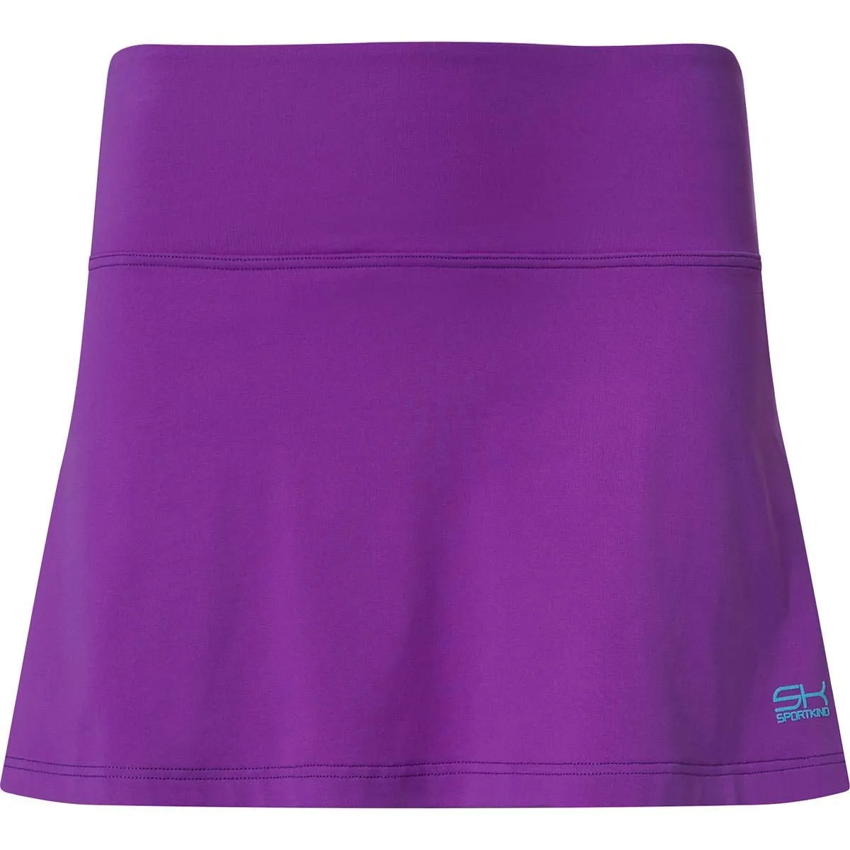 Sportkind Basic Skort Tennisrock Violett Gr. 164 blickdicht
