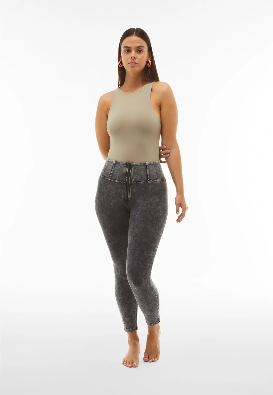 Freddy WR.UP 7/8 Push-up Jeans High Waist bleached