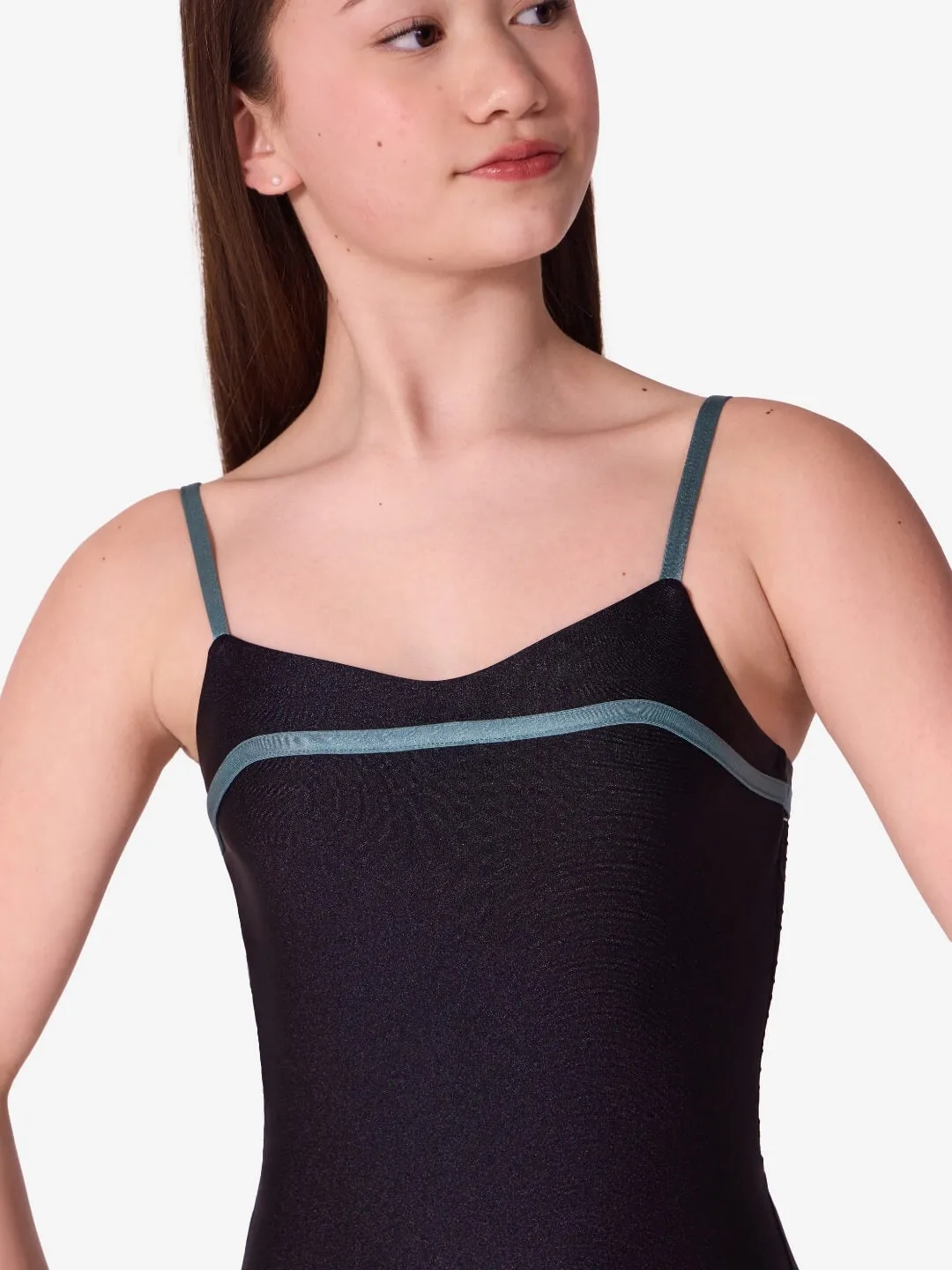 Capezio Enchanted Contrast F12608T Trikot Schwarz