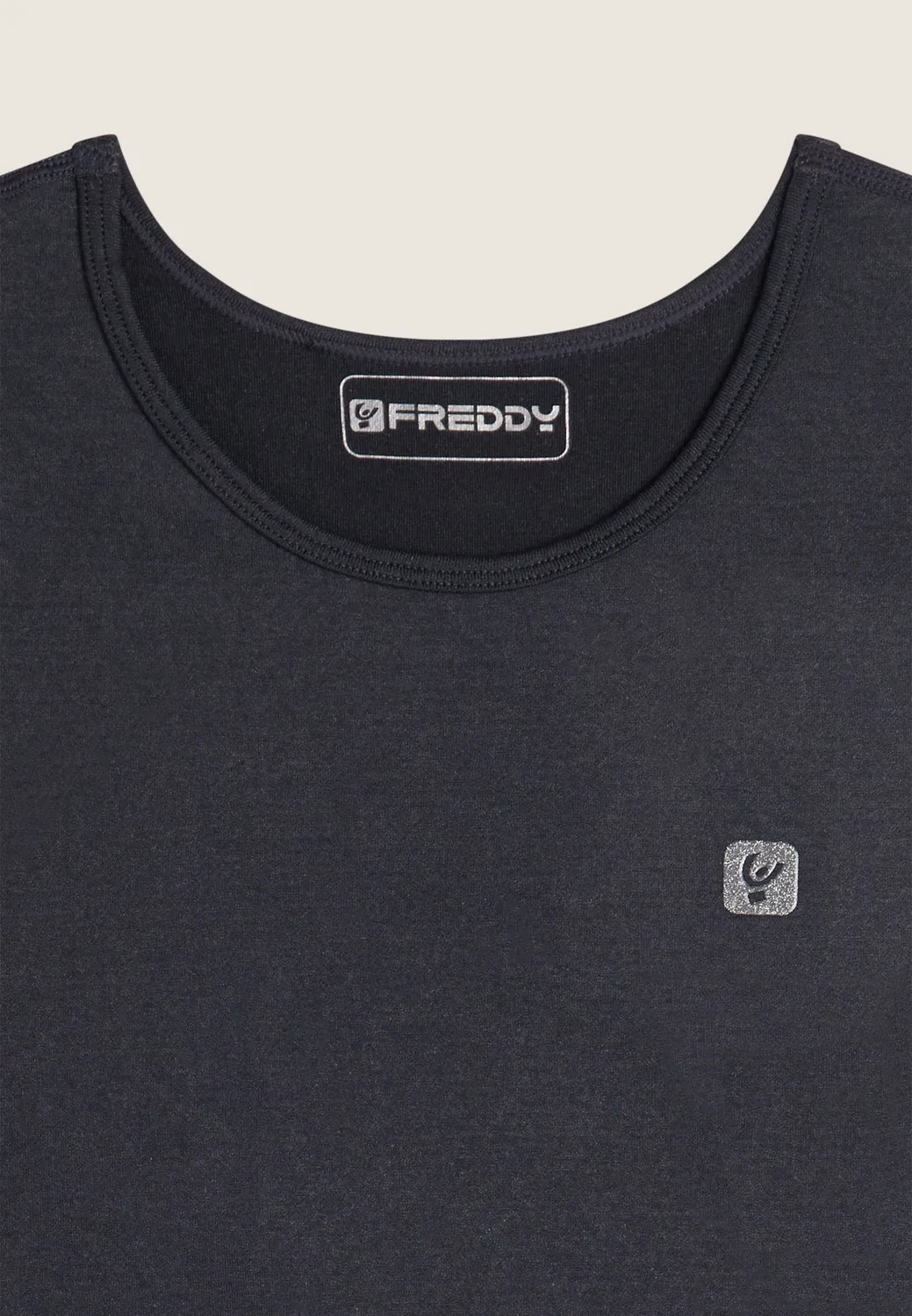 Freddy Top kurz seamless Acid-Wash Beetle Green Used
