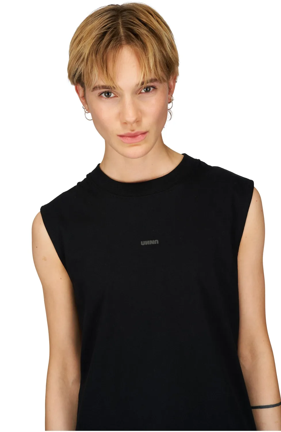 UNNA Flex Tank W Tanktop Schwarz Bio-Baumwolle