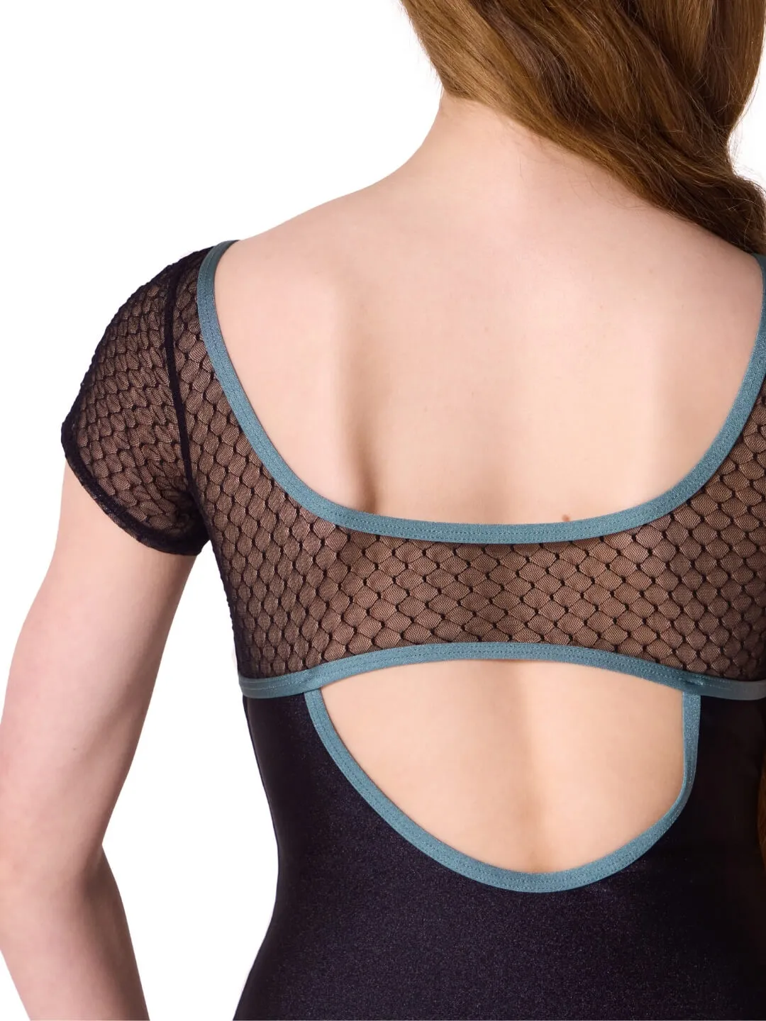 Capezio F12611W Harmony Trikot Evergreen Fog XS Kurzarm