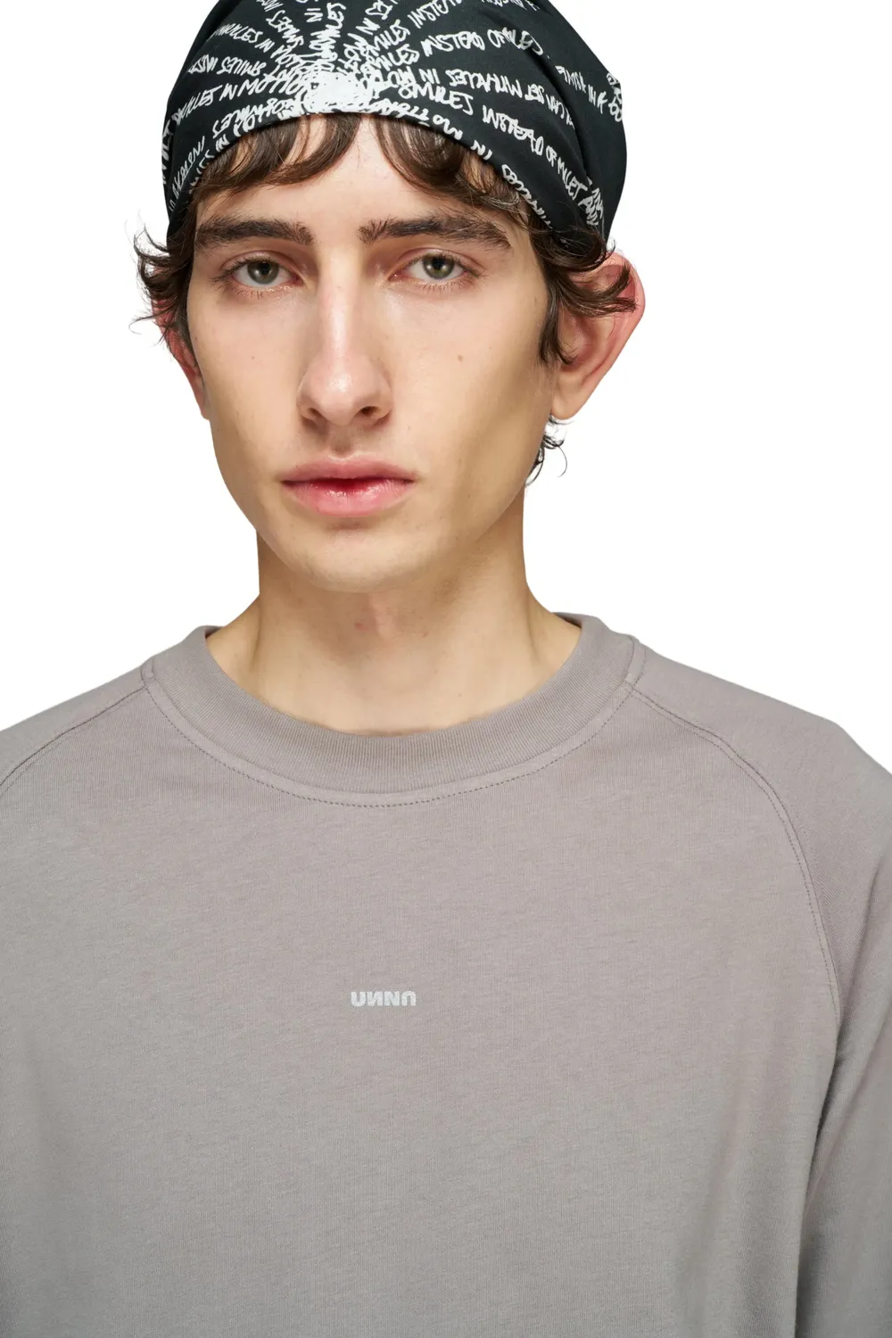UNNA Look Outside LS Longsleeve Fog Grey Bio-Baumwolle