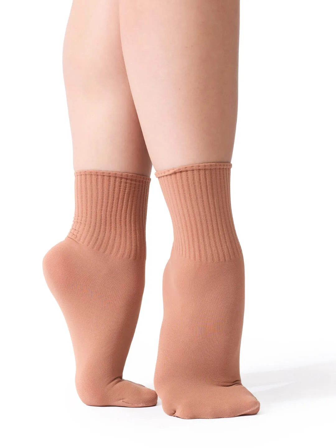 Capezio BG022 Ribbed Tanzsocken Einheitsgröße