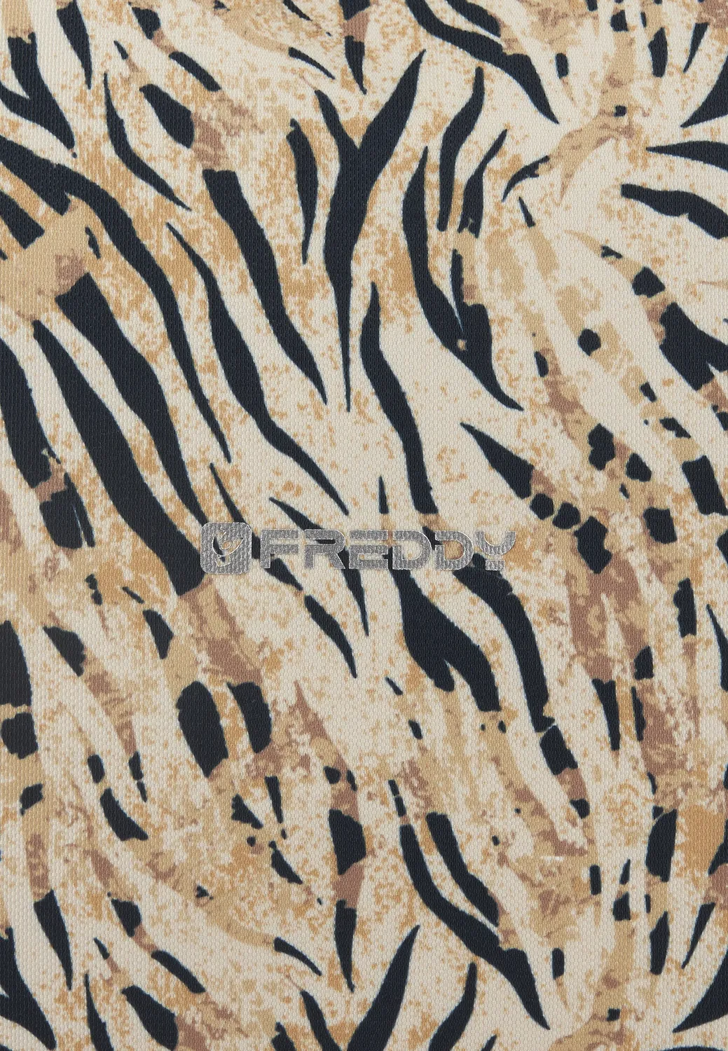 Freddy Animalier Shopper Tasche White Zebra Canvas Zip