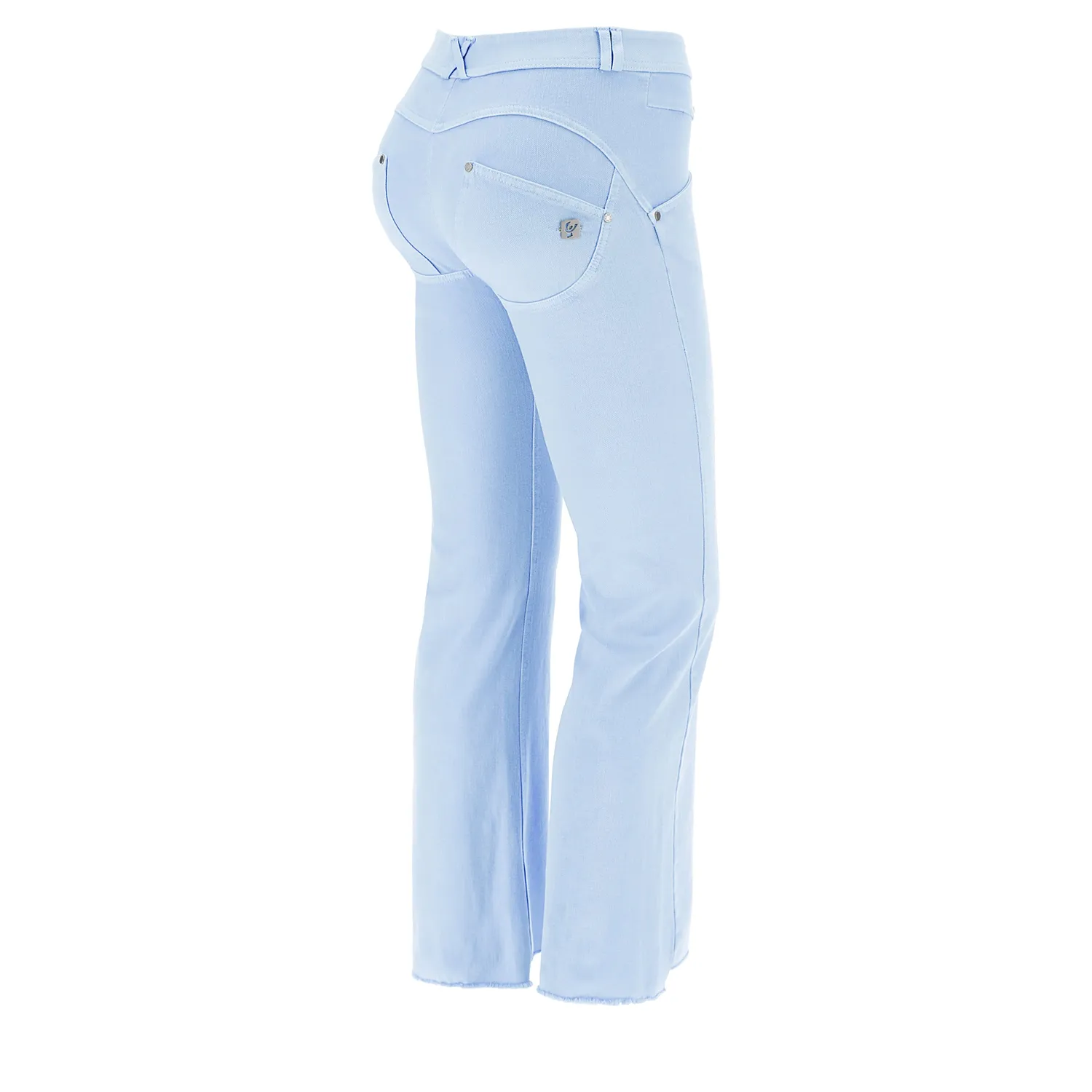 Freddy WR.UP 7/8 Flare Distressed Hose Coral Blush Push-up