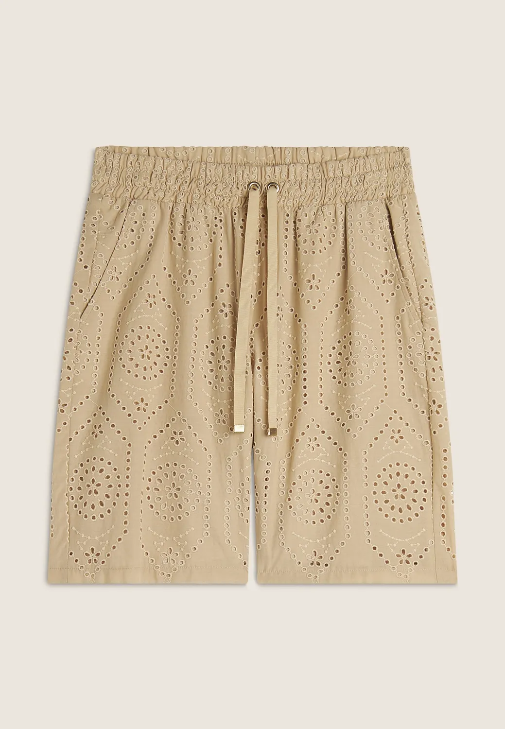 Freddy Musselin Shorts Sangallo-Stickerei regular