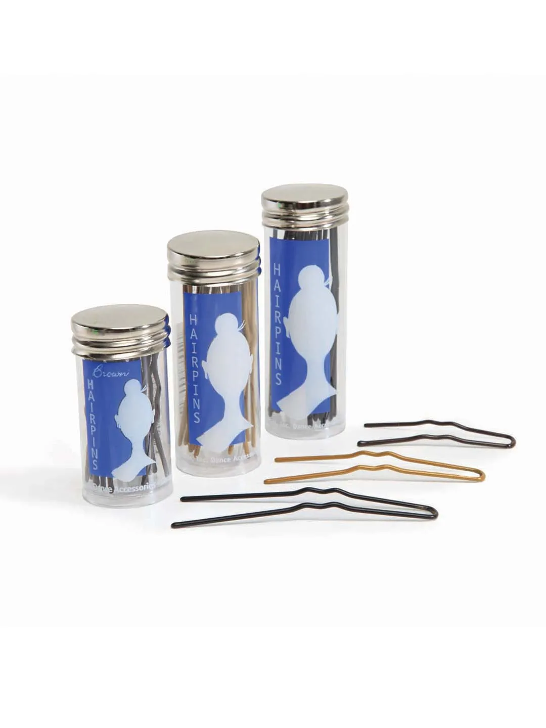 Capezio Bunheads Hairpins Haarnadeln Schwarz 3 Zoll