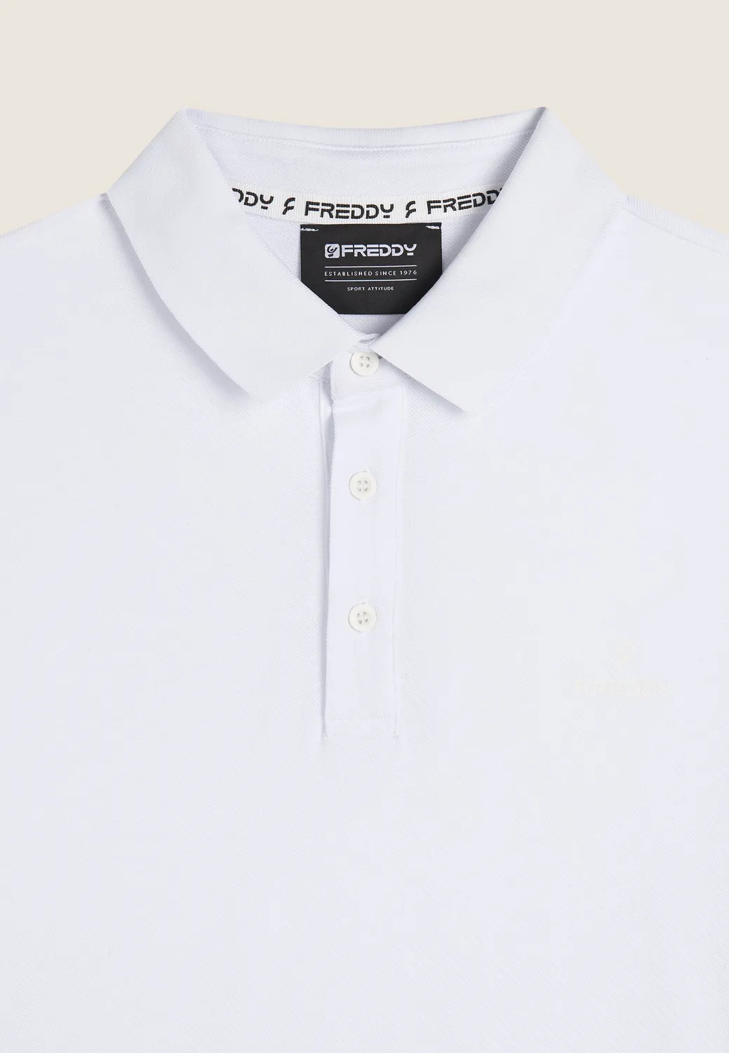 Freddy Poloshirt Schwarz Piquet Baumwolle Regular