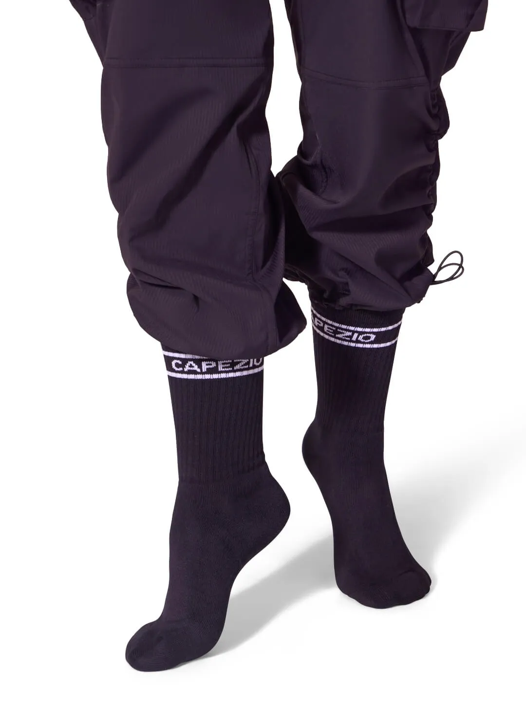 Capezio Street Style Varsity Crew Socken Weiß Baumwolle