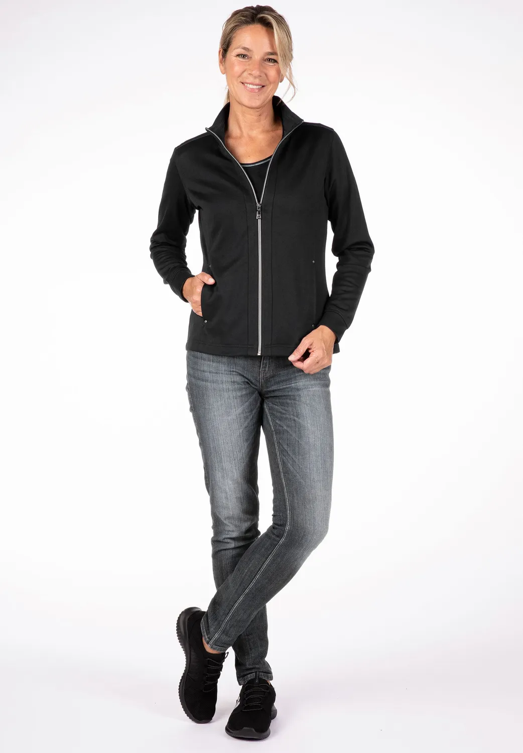 LPO Abby Jacke schwarz leicht tailliert