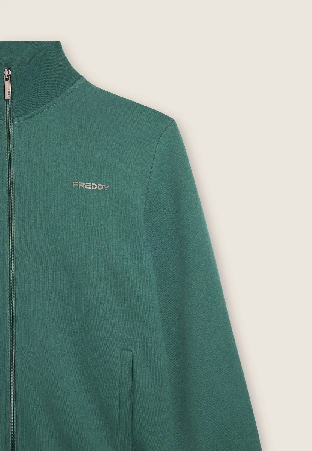 Freddy Full-Zip Sweatjacke Herren schwarz