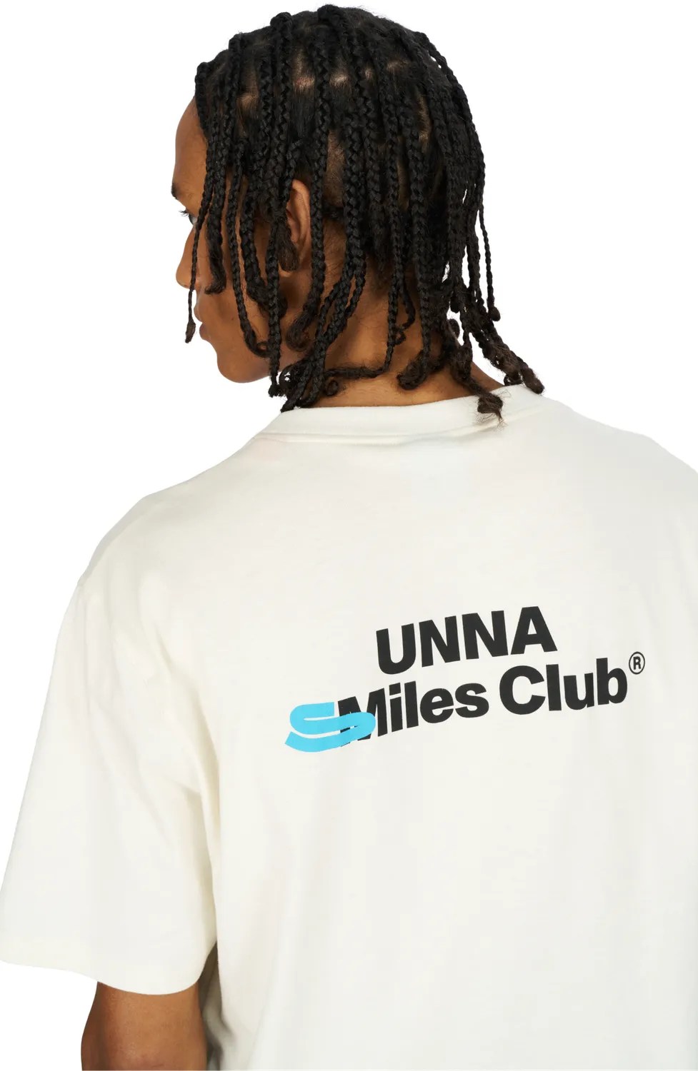 UNNA Smiles Club Tee T-Shirt Vanilla White Regular Fit