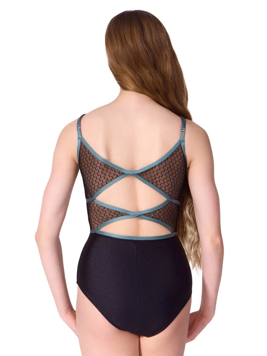 Capezio Enchanted Brilliance F12609W Trikot Schwarz Kontrast