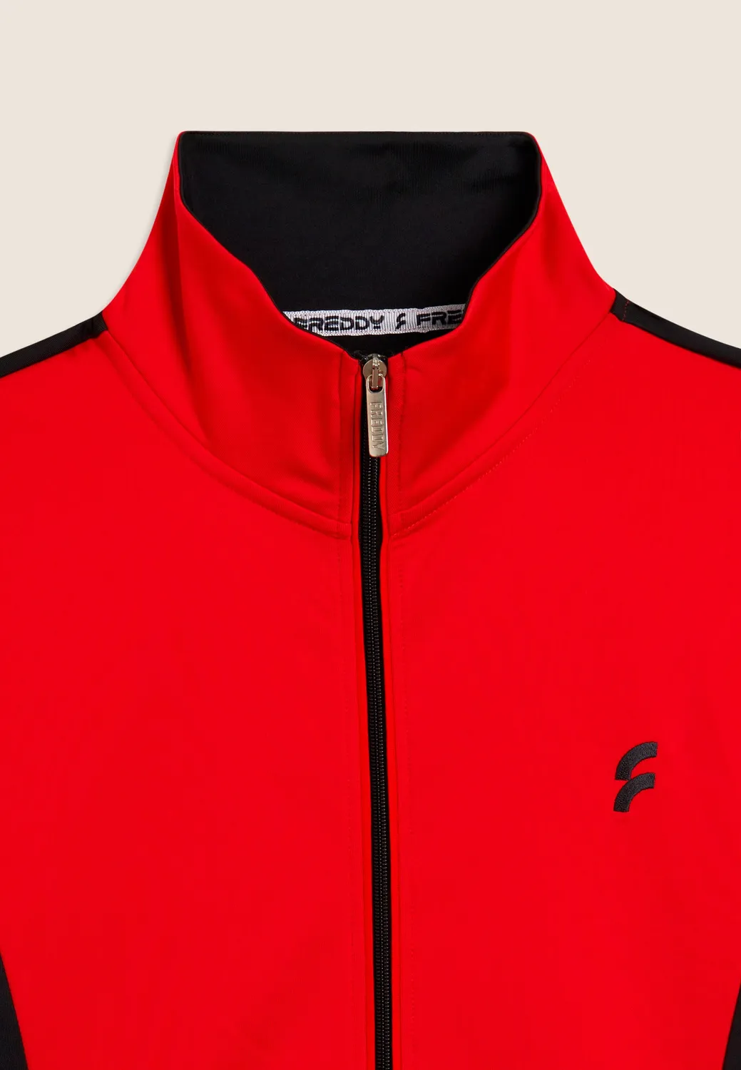 Freddy Colour Block Sportjacke Herren Orange Full-Zip