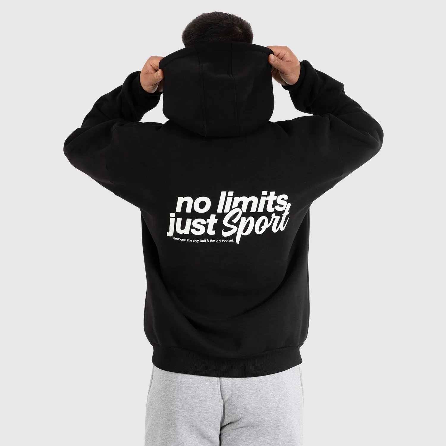 Smilodox Sorea Fortes Hoodie Schwarz Oversize