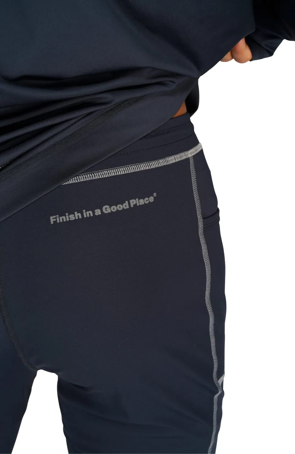 UNNA Boost Half Tights Laufshorts Schwarz kurz