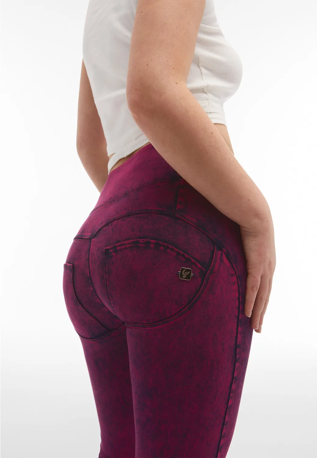 Freddy WR.UP Jeggings Damen High Waist Marble-Blau
