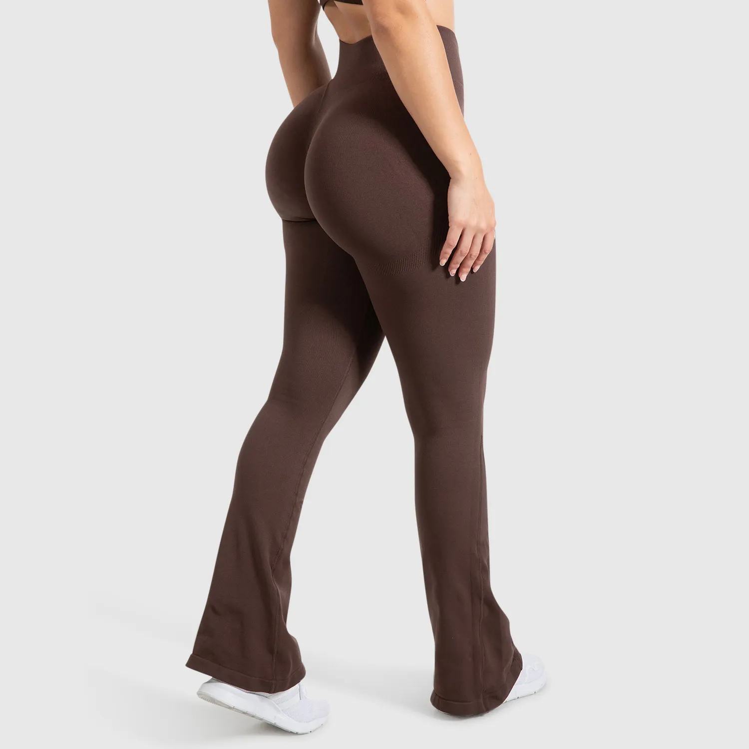 Smilodox Cetrina Aylin Scrunch Schlaghose Schwarz Flare