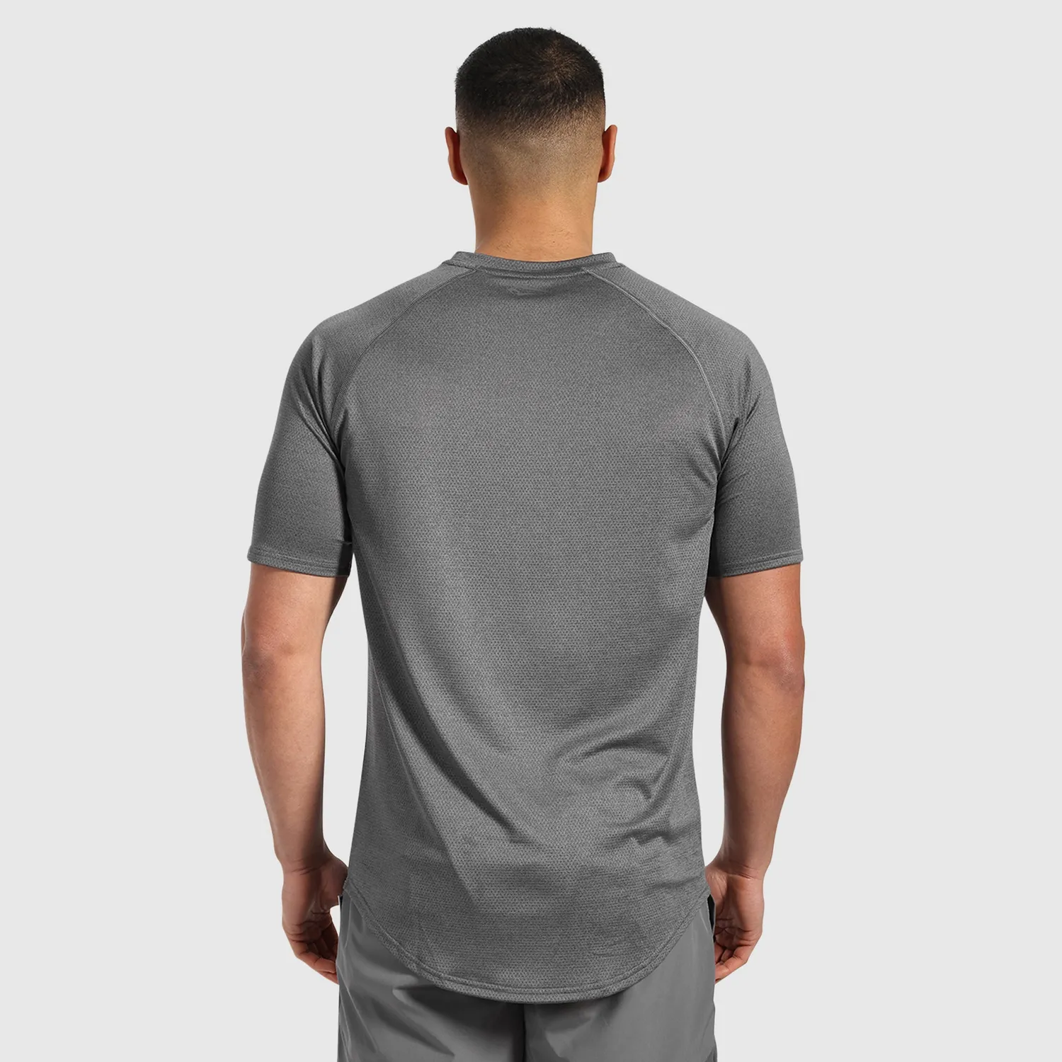 Smilodox Powerfit Triple T-Shirt Herren Schwarz Slim Fit Atmungsaktiv