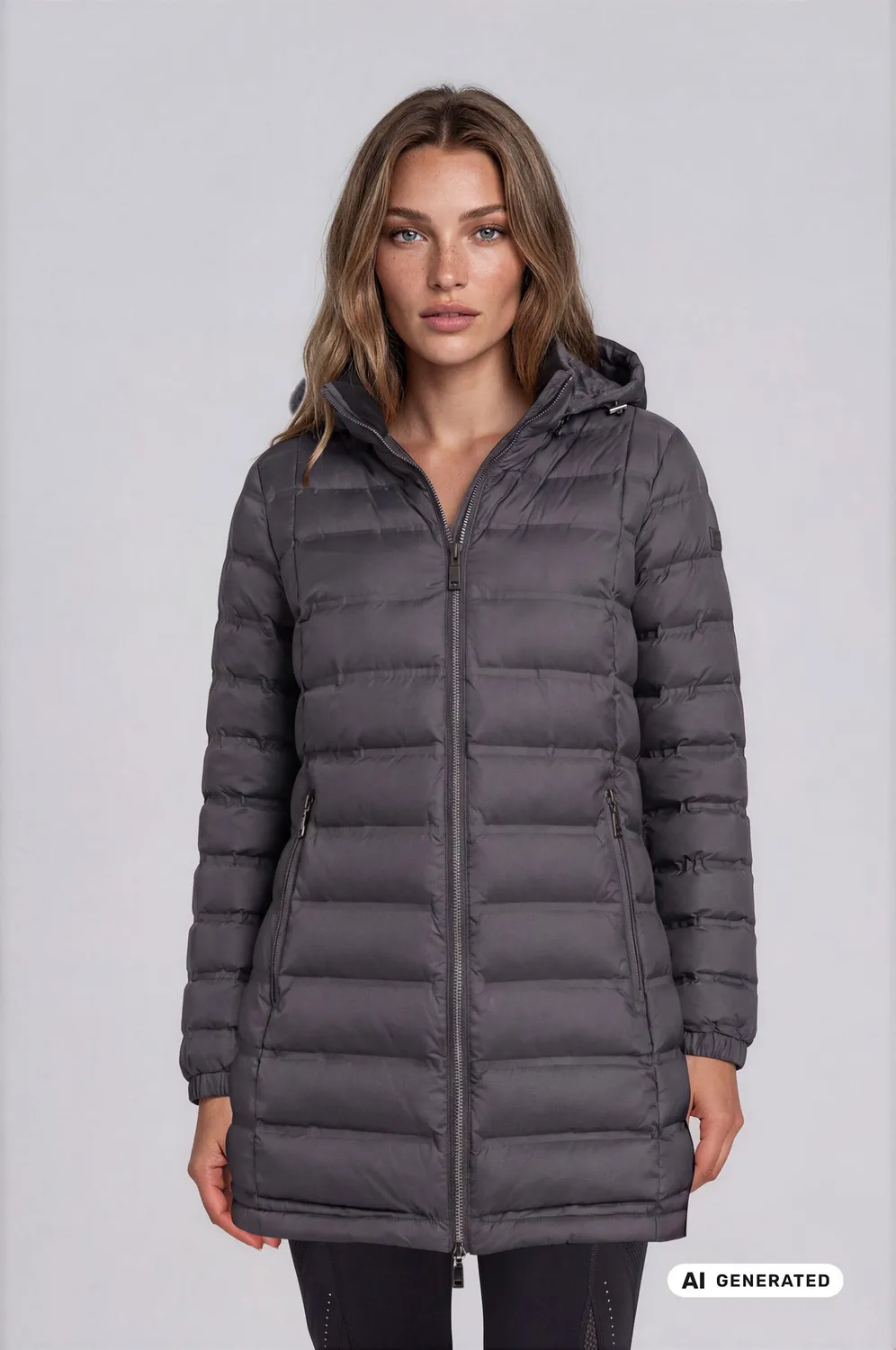 LPO Annica Stepp-Parka Damen dunkelgrau Winter