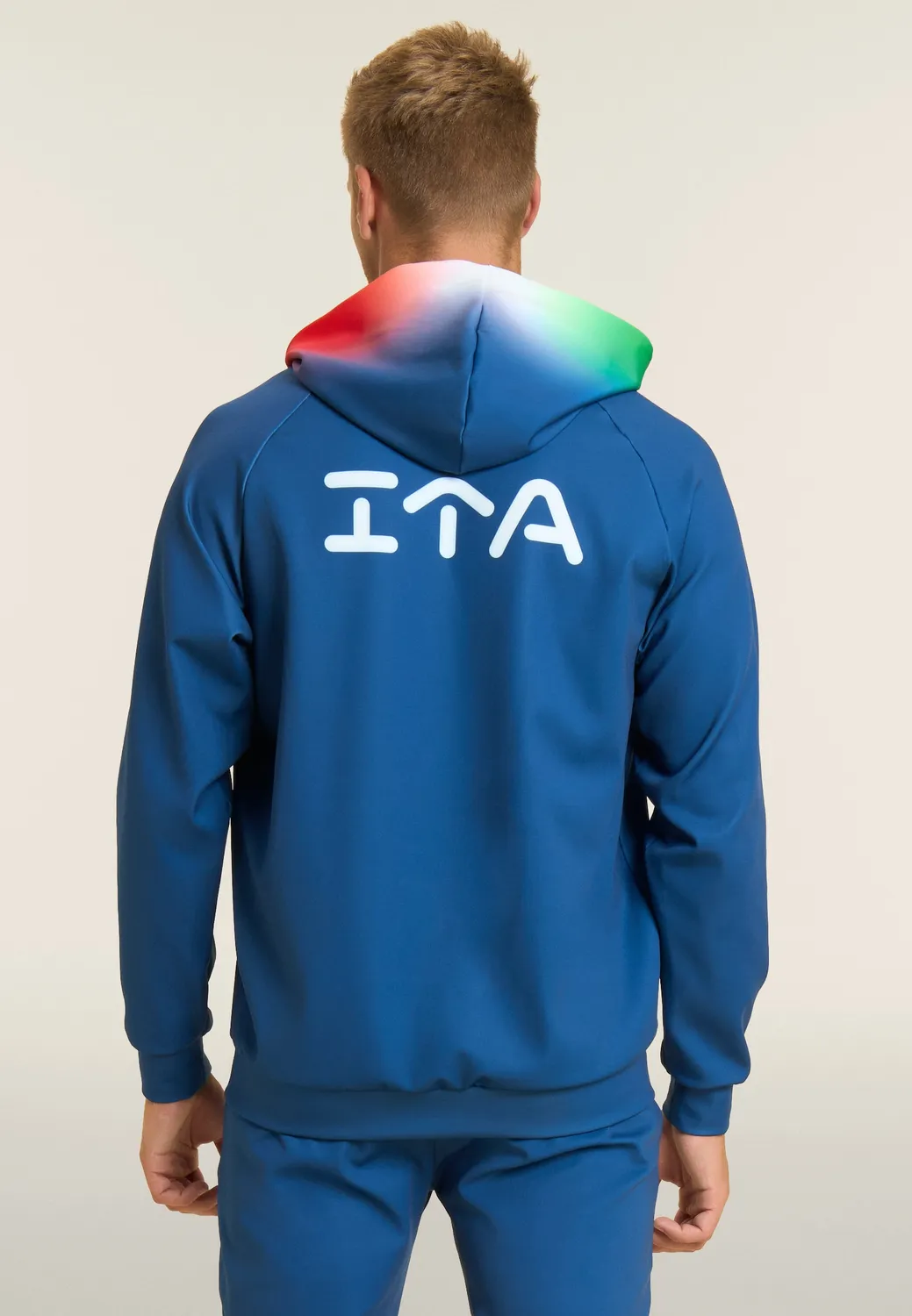 Freddy Beach Volley Italia 2025/26 Kapuzenjacke Blau UV50+