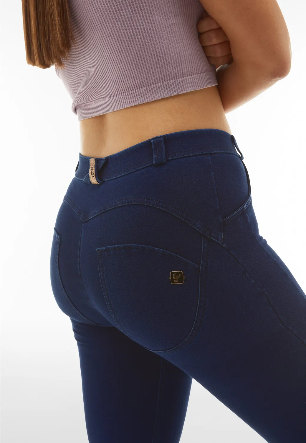 Freddy WR.UP 7/8 Jeggings schwarz Reiverschluss push-up