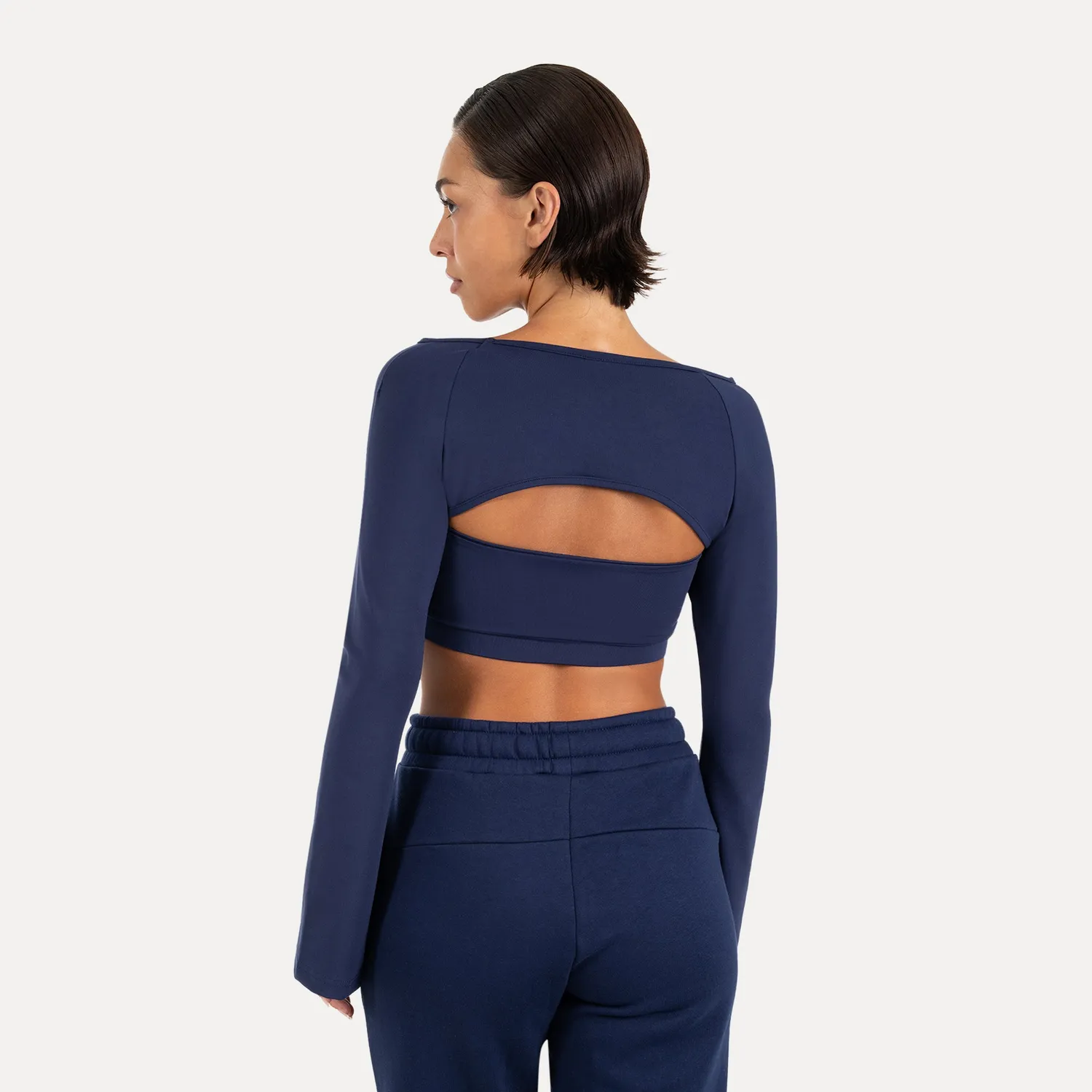 Smilodox Lunara Neola Bolero Longsleeve Damen schwarz