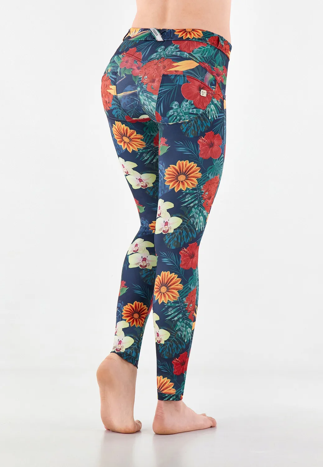 Freddy WR.UP Push-up-Hose Allover Flower FLO21 blumig