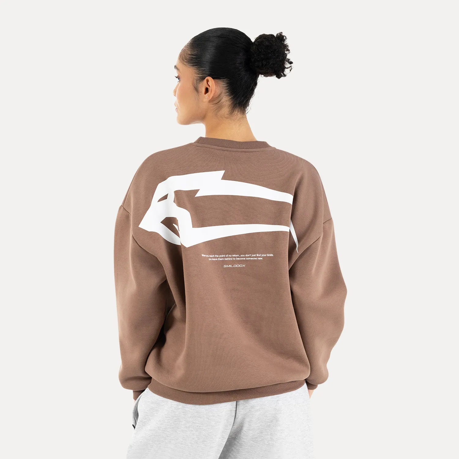 Smilodox Lunara Tane Sweatshirt Schwarz Oversize weich