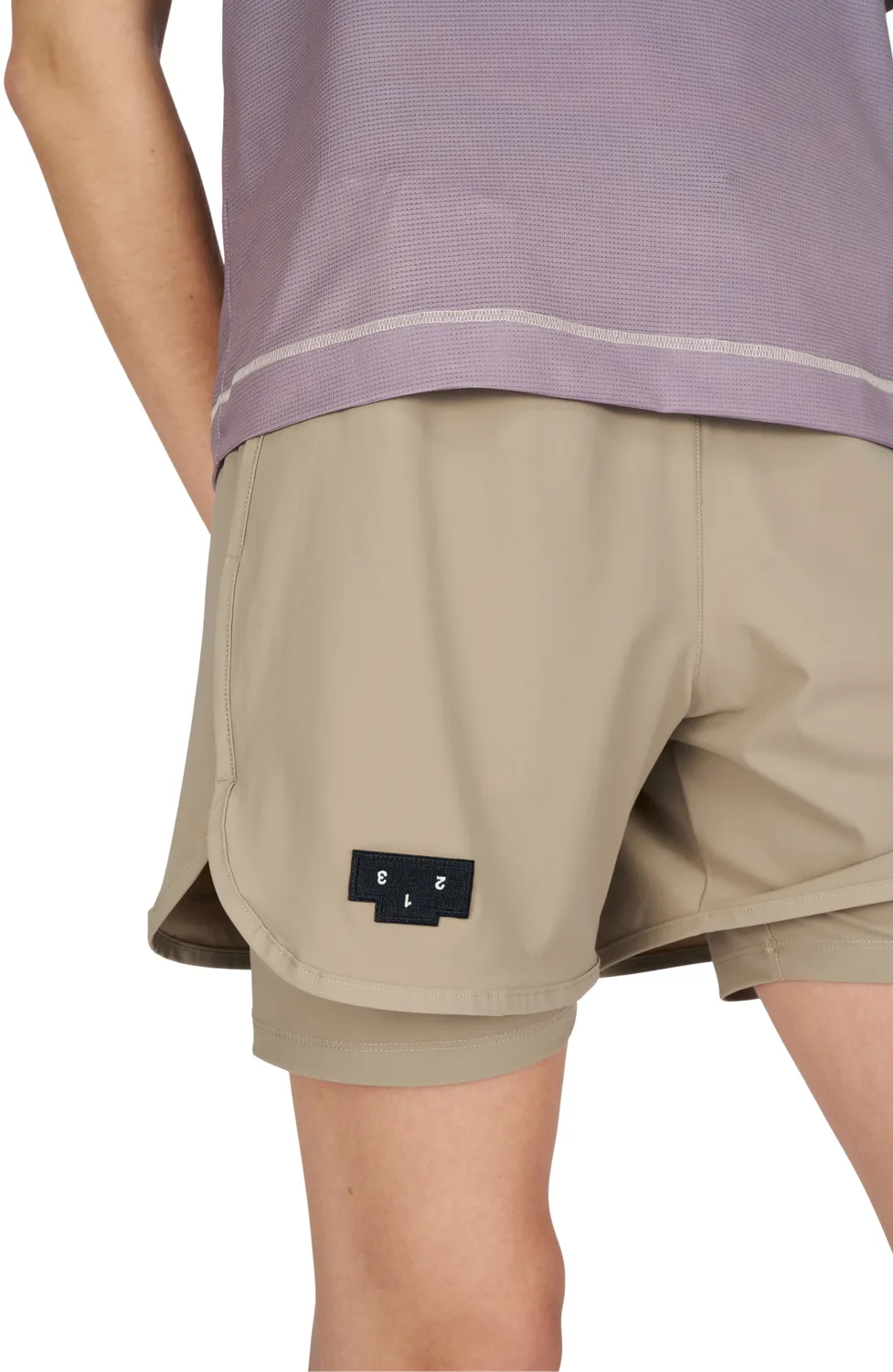UNNA Flow Shorts 5 Laufshorts Warm Sand