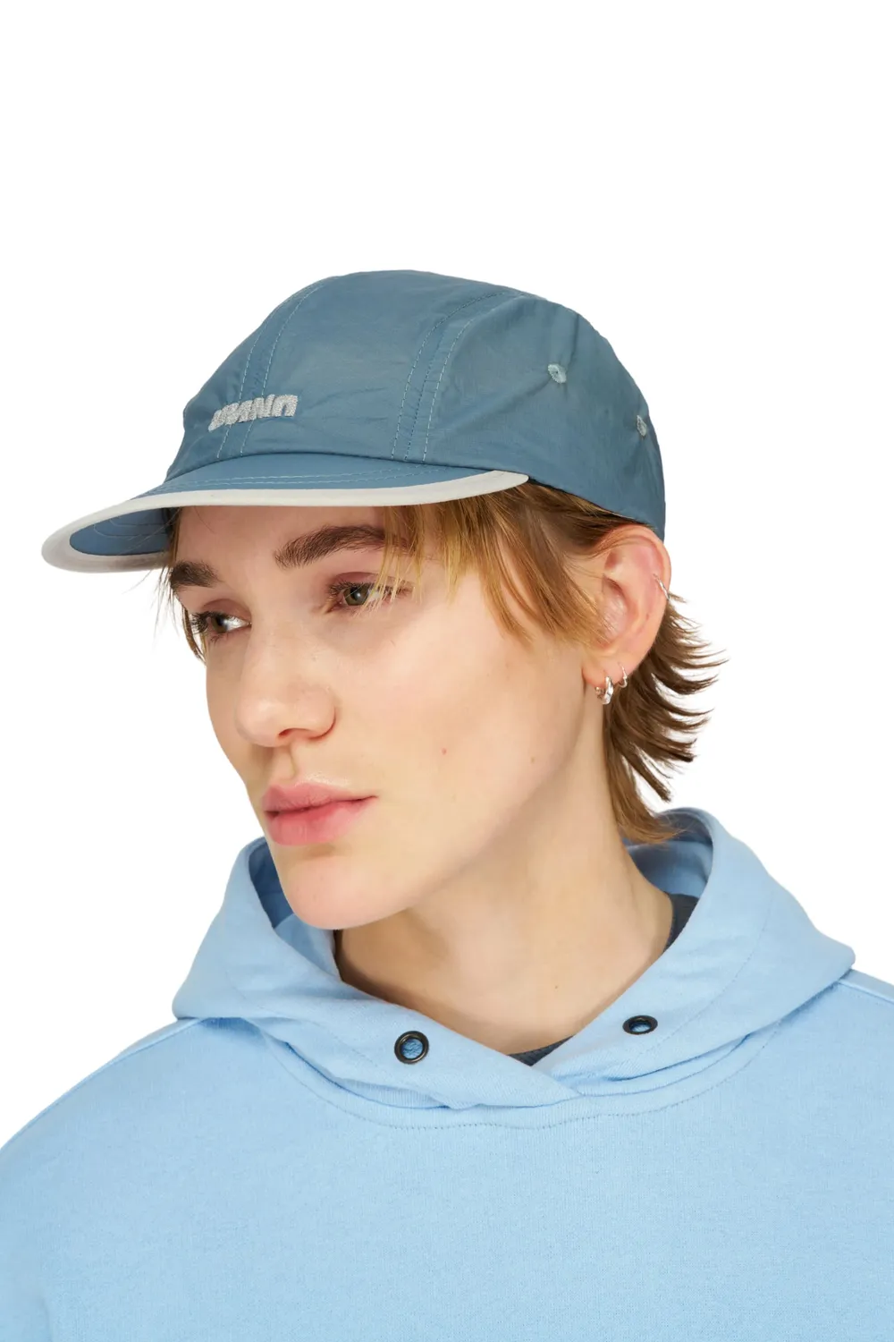UNNA Smiles Run Cap Laufcap Dove Blue wasserabweisend