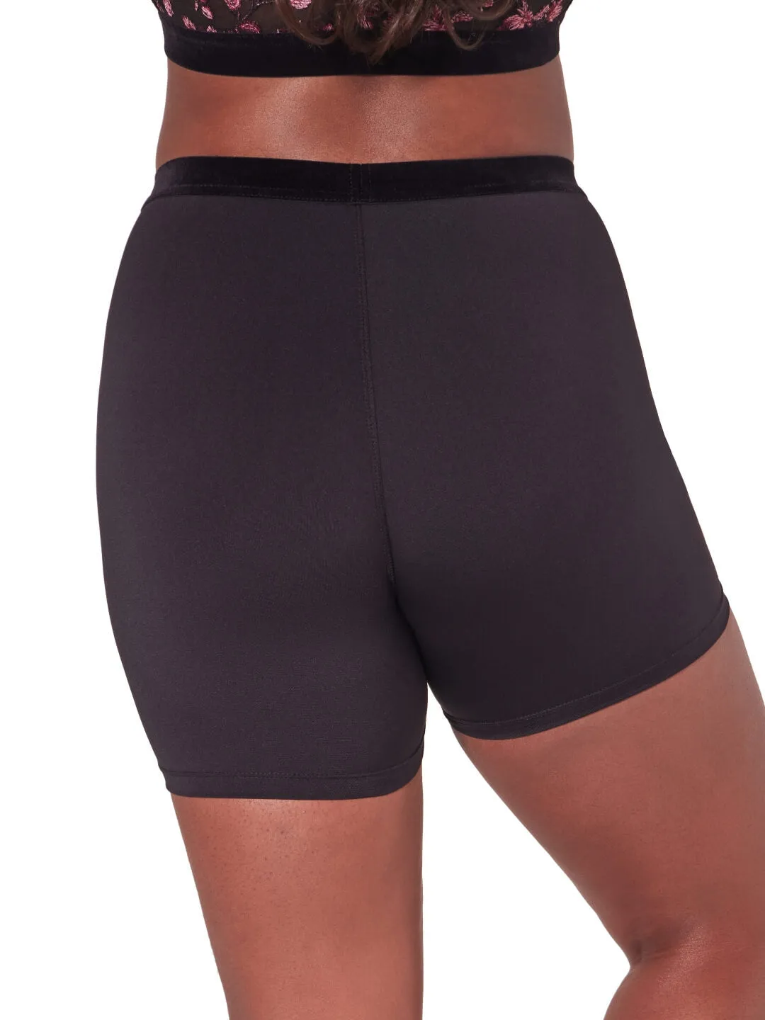 Capezio F12405W Glamour Shorts Schwarz Samtbund