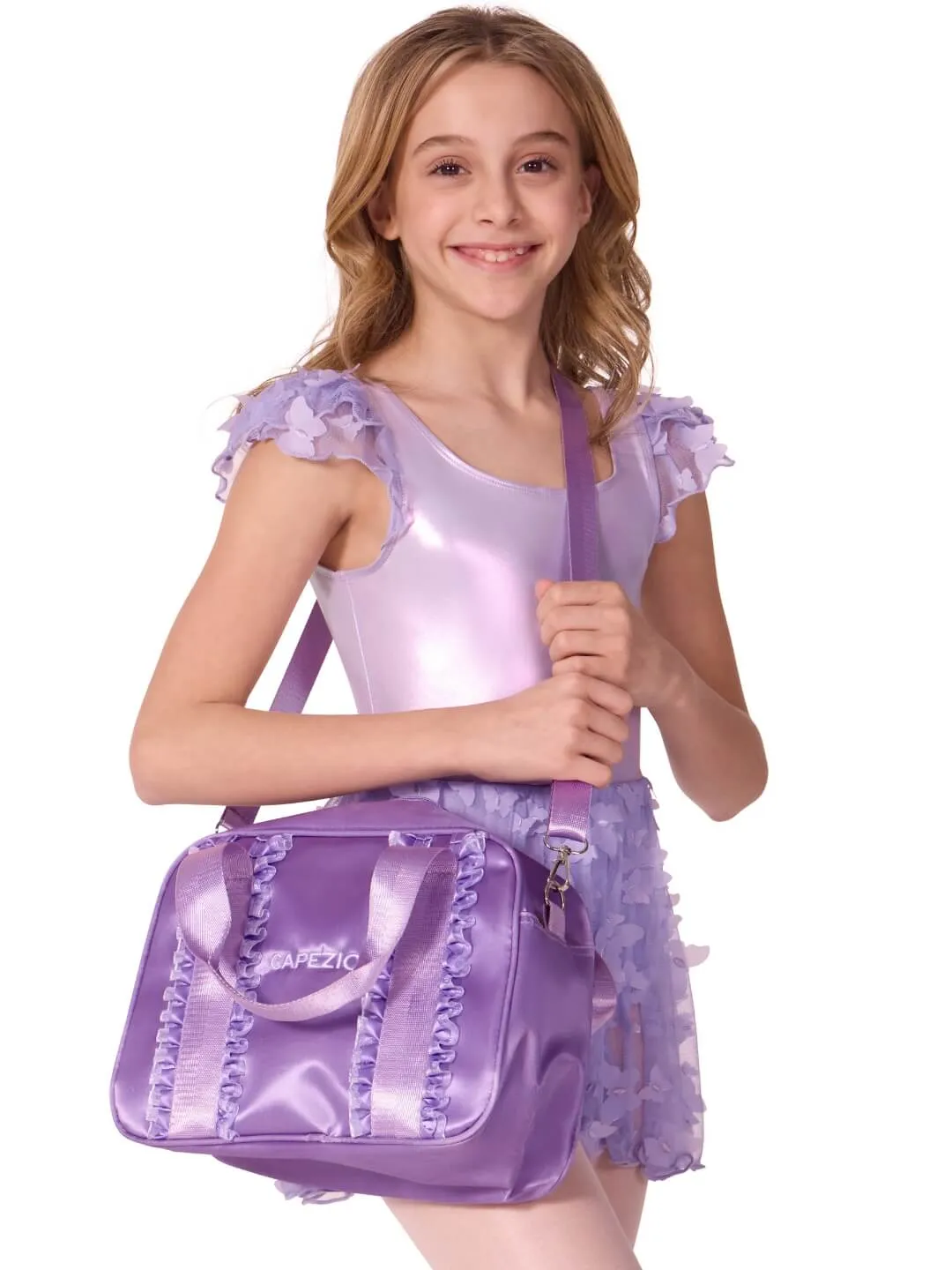Capezio Eloise Ruffle Tanztasche Lavendel