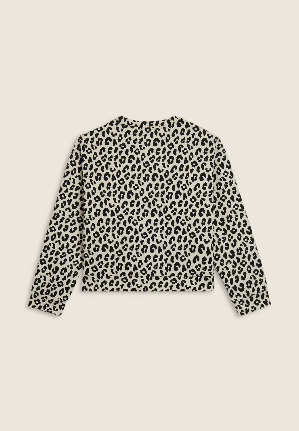 Freddy Leo Sweatshirt Cropped Schwarz Gardenia