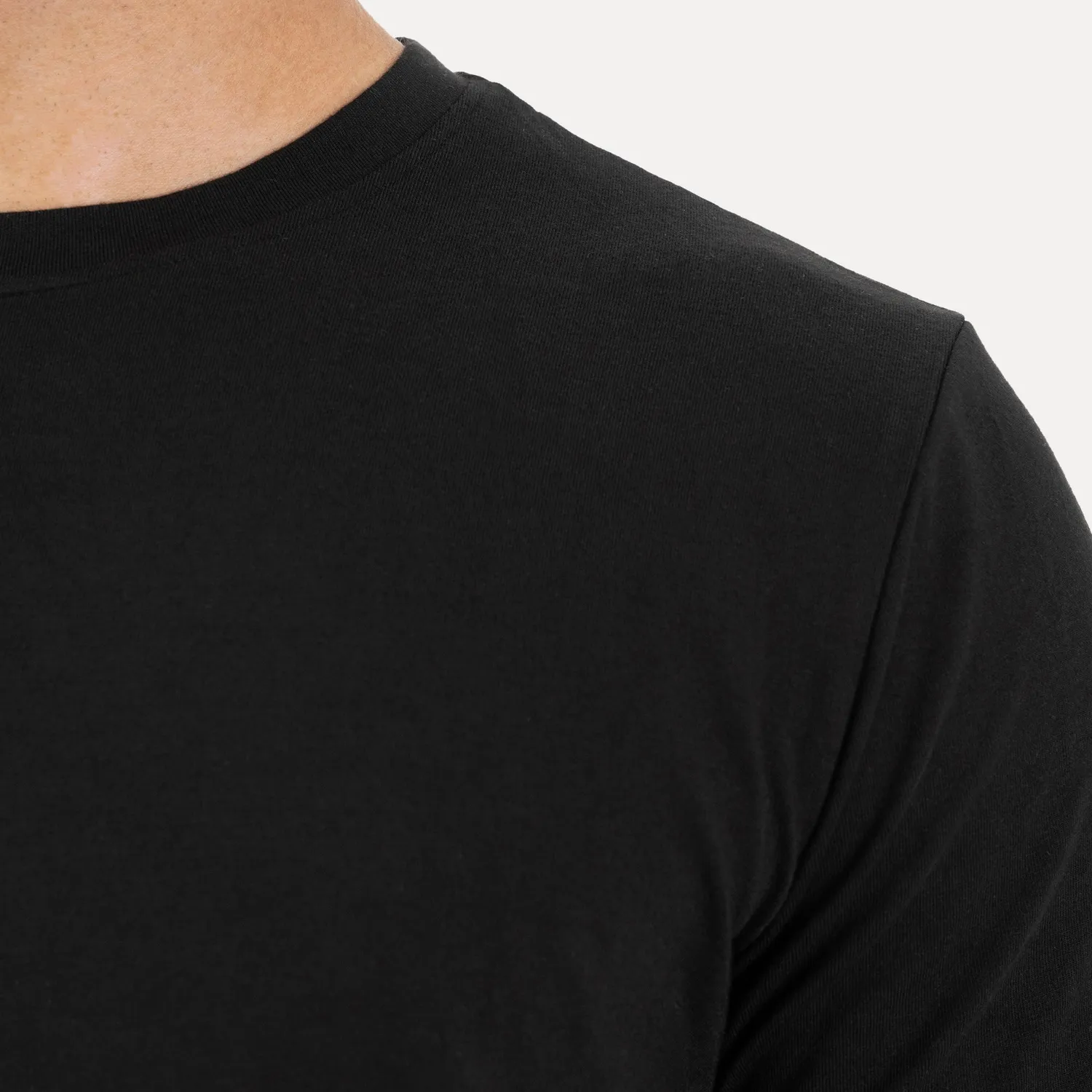 Smilodox Basic Norven T-Shirt Herren Schwarz Regular Fit