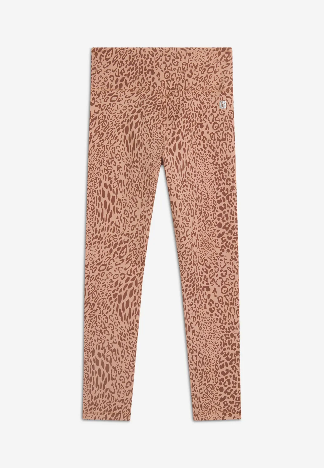 Freddy Baumwoll-Leggings 7/8 High-Waist Herz-Naht schwarz