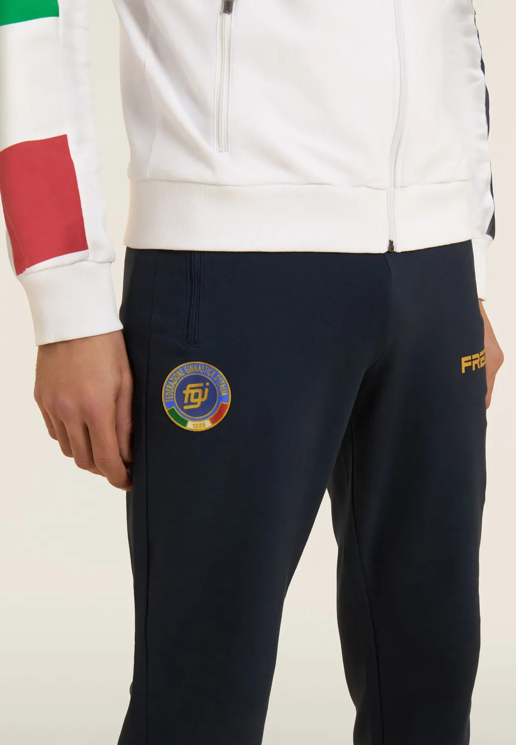 Freddy FGI Trainingsanzug Weiss Blau bicolor