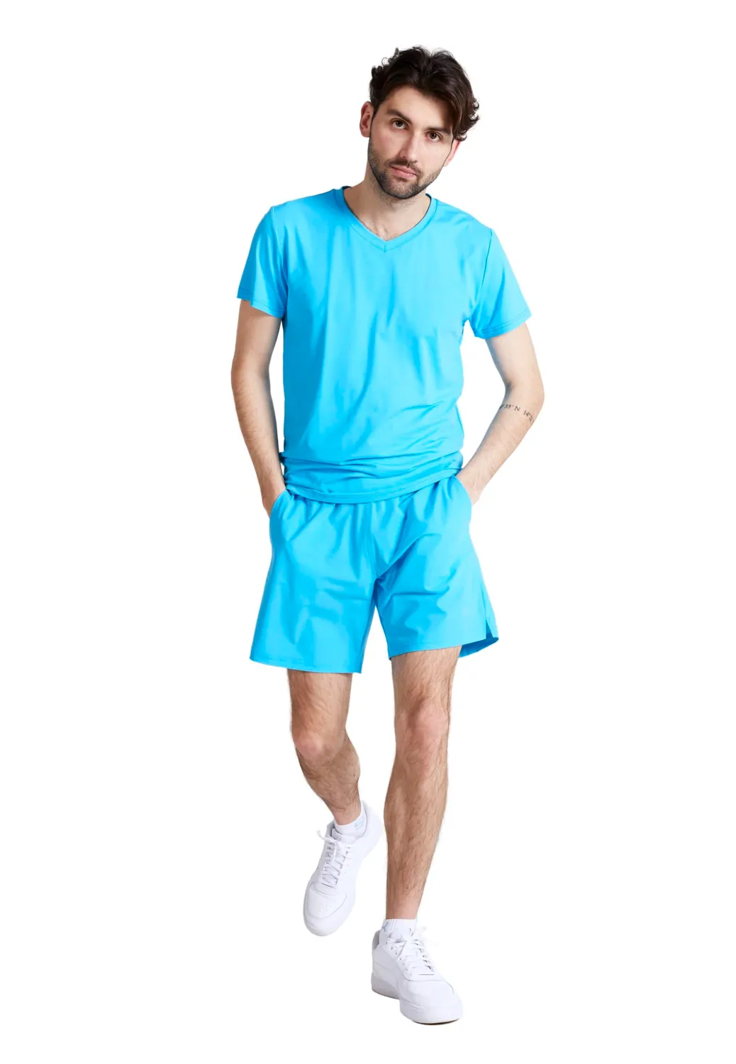 SPORTKIND T-Shirt V-Ausschnitt XL atmungsaktiv UV-Schutz