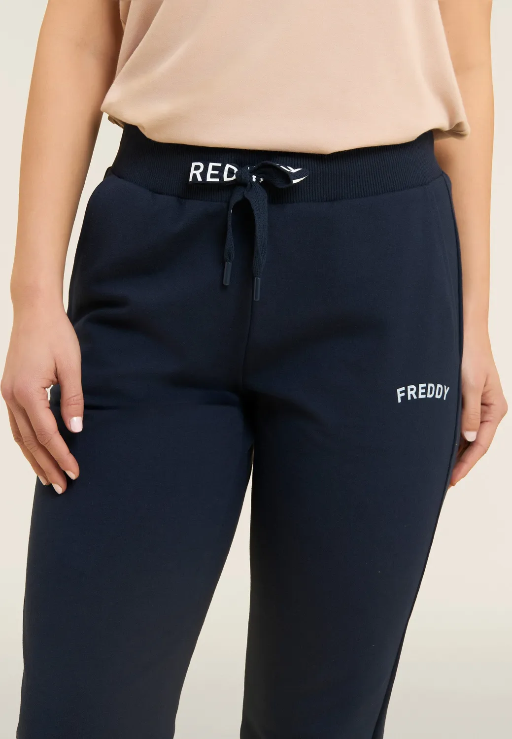 Freddy Jogginghose Schwarz M French Terry