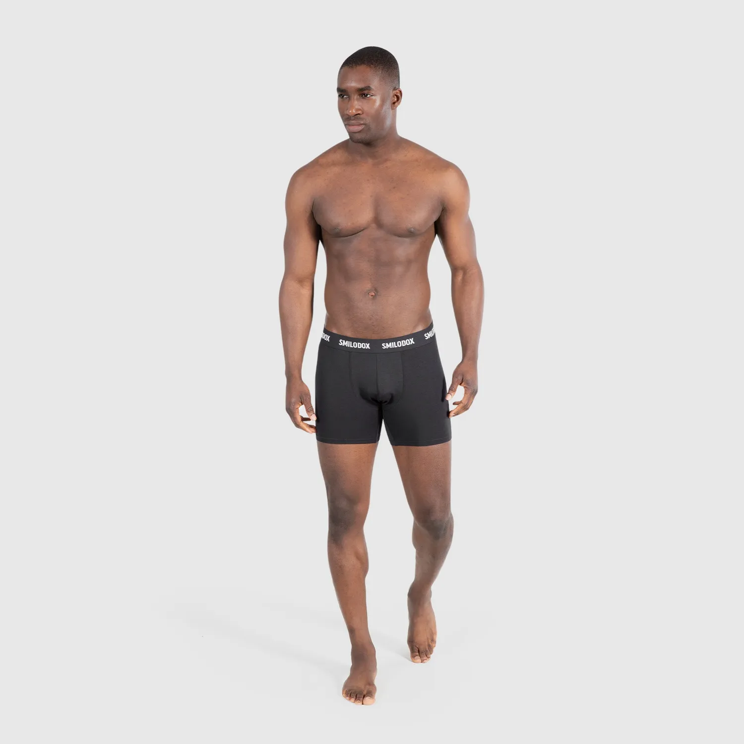 Smilodox Carnos Boxershorts 5er Pack Schwarz Baumwolle