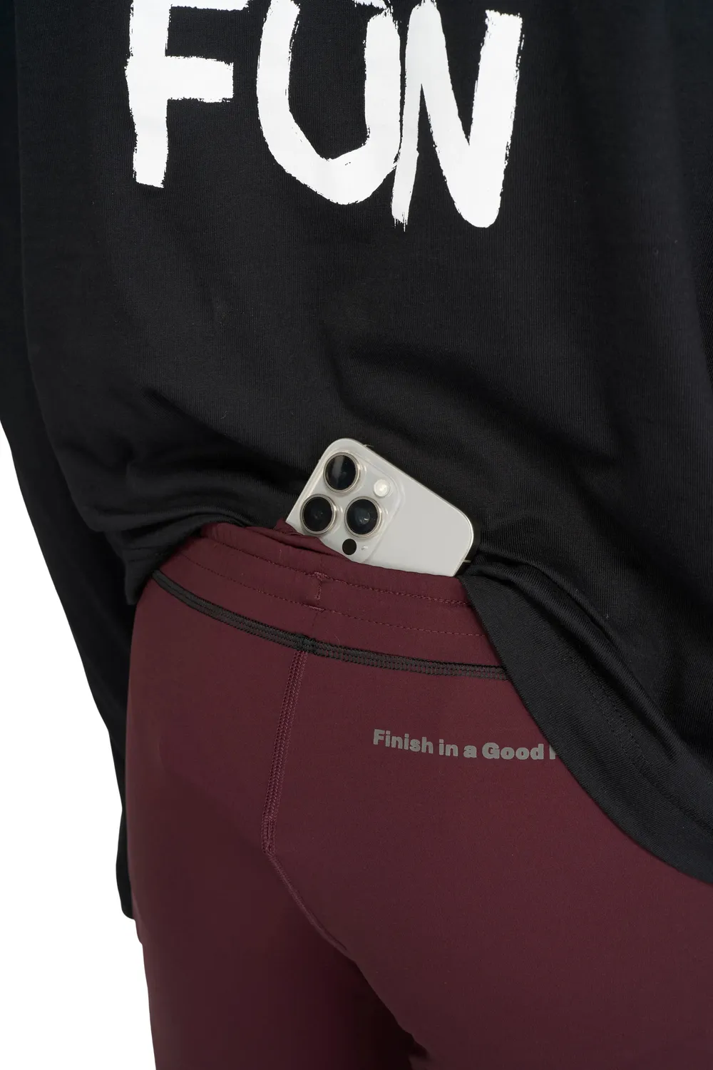 UNNA Boost Half Tights Herren Merlot Laufshorts