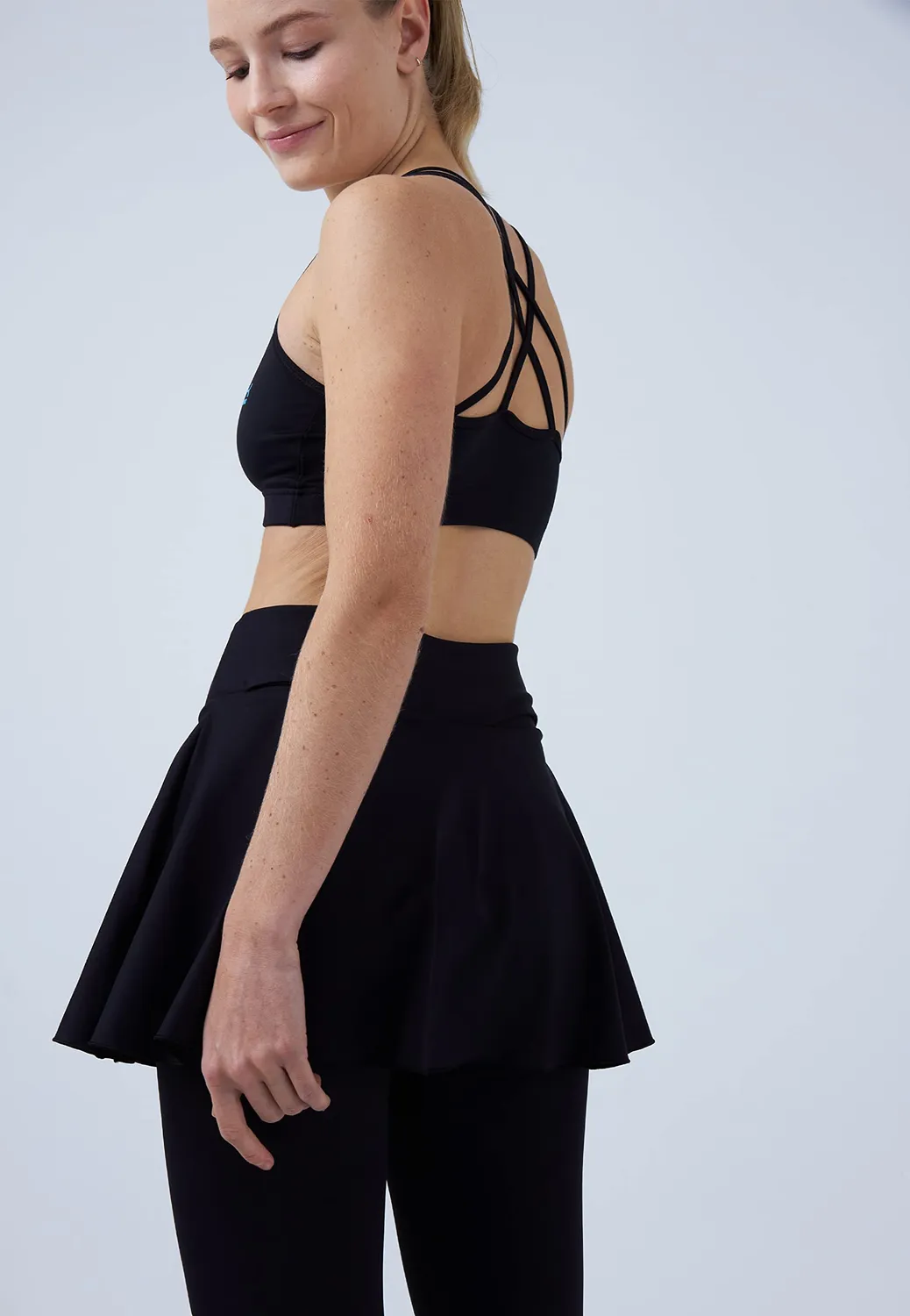 SPORTKIND Advantage Tennisrock lange Leggings warm
