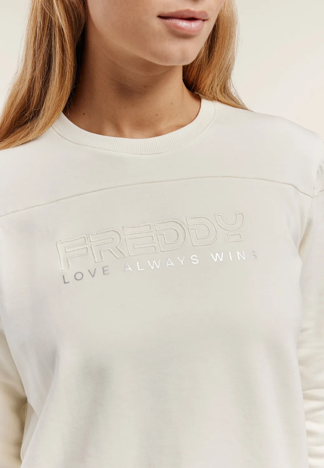 Freddy Love Sweatshirt Schwarz Stick Rundhals